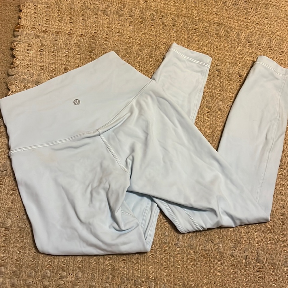 Ice blue lululemon leggings